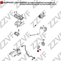 Датчик положения распредвала hyundai santa fe (sm) (00-12)  kia picanto (05-11)