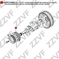 ШКИВ КОЛЕНВАЛА L200 (96-07)  PAJERO/MONTERO (90-04)  PAJERO/MONTERO SPORT (98-09)