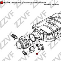 РЕГУЛЯТОР ХОЛОСТОГО ХОДА PEUGEOT 106 (96-04)
