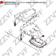 Фильтр коробки передач mazda-3 5 6  323 626