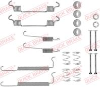 QB0710 !ремк-т торм.колодок зад. Daewoo Nexia/Espero 95&gt/Lanos 1.4i/1.5i 97&gt Opel Astra 92&gt
