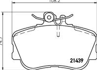 Колодки тормозные MERCEDES W202 93-00 передние