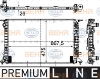 Radiator  width 477 mm