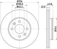 Brake disc 55379pro