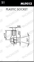 Пружина газовая ml5438