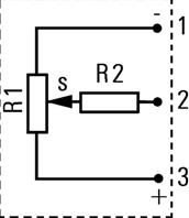 Датчик  положение дроссельной заслонки - легковой автомобиль - 12v