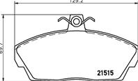 Brake pad set  disc brake