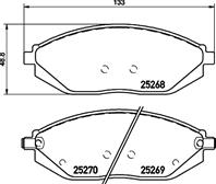 Brake pad set  disc brake