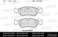 MILES E100074 Колодки тормозные OPEL VECTRA A/B/DAEWOO ESPERO 91-99 передние