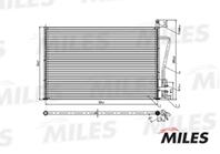 MILES ACCB018 Конденсер FORD FIESTA/FUSION 1.25/1.3/1.4/1.6 01-