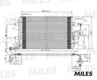 MILES ACCB019 Конденсер VAG A3 / TT / GOLF IV 1.6/1.8/1.9TDi 96-