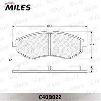 Колодки тормозные (Новая смесь) CHEVROLET AVEO 1.2-1.4 06- передние  E400022