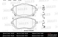 Колодки тормозные TOYOTA AURIS 12-/COROLLA 13- передние (TRW GDB3598) E100499