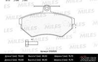 Колодки тормозные volkswagen g3/caddy 95>04/polo 95>01 передние semimetallic