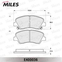 Колодки тормозные (Новая смесь) HYUNDAI SOLARIS 10-/KIA RIO 11- передние  E400036