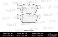 Колодки тормозные MERCEDES GL X166/ML W166 передние (TRW GDB1970) E100452