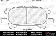 Колодки тормозные LEXUS RX300/RX330/RX350 03&gt08/RX400H 05&gt09 задние