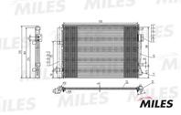 MILES ACCB002 Конденсер HYUNDAI SOLARIS / KIA RIO 1.4/1.6 10-
