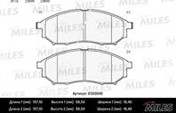 Колодки тормозные (Смесь CERAMIC) NISSAN MURANO/PATHFINDER/QASHQAI/RENAULT KOLEOS передние (TRW GDB3392) E500045