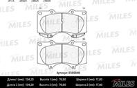 Колодки тормозные (Смесь CERAMIC) TOYOTA LC 120 4.0/3.0D/MITSUBISHI PAJERO 06 передние (TRW GDB3364) E500046