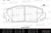 Колодки тормозные toyota yaris 06 (япония) без абс передние semimetallic