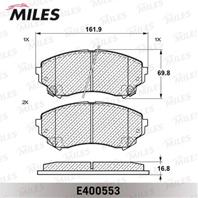 Колодки тормозные CADILLAC CTS 08- передние L 162 мм. LowMetallic