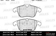 MILES E100137 Колодки тормозные FORD MONDEO 07&gt/S-MAX 06&gt/VOLVO S80 06&gt/XC70/V70 07&gt передние