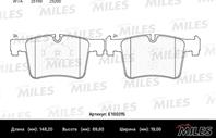 Колодки передние (bmw 1 f20/3 f30/x3 f25 10-) e100315