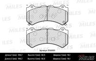 Колодки тормозные JEEP GRAND CHEROKEE 10- передние SemiMetallic
