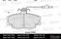 Колодки тормозные (Смесь CERAMIC) RENAULT LOGAN 04-/SANDERO 08-/CLIO 91- передние с датчиком (TRW GDB807) E500048