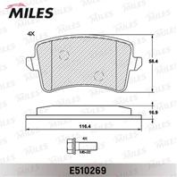 Колодки тормозные AUDI A4/A5/Q5 1.8-3.2 07- задние Ceramic