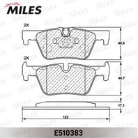 Колодки тормозные BMW 1 F20 10-/3 F30 11- задние Ceramic