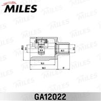 ШРУС CHEVROLET CRUZE/OPEL ASTRA J 09- внут.прав. GA12022