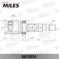 ШРУС FORD FOCUS CB4 2008-2011 внутр. прав.