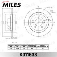 Диск тормозной HYUNDAI i30/KIA CEED 12- задний D=284мм K011633