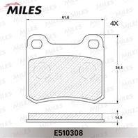 Колодки тормозные MERCEDES W202/W124/W201 задние Ceramic