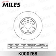 Диск тормозной opel astra h/meriva b/zafira 00-/saab 9-3 02- передний вент. k000268