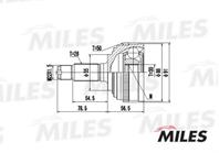 Шрус honda civic 1.3-1.6 91-01 нар.(abs) ga20137