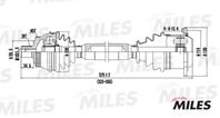 Rn_gc02014 miles привод в сборе правый (акпп/abs)