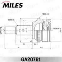 ШРУС MAZDA CX-5 KE 2011- нар.зад. GA20761