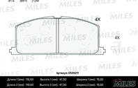 Колодки тормозные TOYOTA CAMRY/CARINA/COROLLA 83-92 передние Ceramic