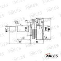 ШРУС VOLVO 440/460/480 1.7-2.0 86-96 нар.(ABS) ШРУС VOLVO 440/460/480 1.7-2.0 86-96 нар.(ABS)