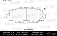 Колодки тормозные (Смесь CERAMIC) TOYOTA AURIS 1.4-1.6 07-/COROLLA 1.4 07-/RAV 4 06- передние (TRW GDB3425) E500135