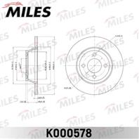 Диск тормозной AUDI 80 1.6-2.0 МКПП 08.92-96 передний