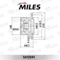 ШРУС MITSUBISHI PAJERO II/SPORT I/L200 III-IV 2.4D-3.0 91- внутр. правый GA12041