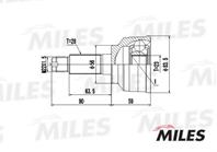 ШРУС MAZDA 626 IV-V/MX-6 II 1.8-2.0D 91-02 нар.