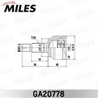 Шрус LAND ROVER FREELANDER I 1996-2006 нар. зад. GA20778