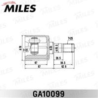 ШРУС Hyundai Accent 99внут. GA10099