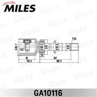 ШРУС TOYOTA RAV4 ACA3# 05-12/ESTIMA GSR5# 06- внутр. GA10116