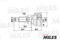 ШРУС SUZUKI ALTO II 0.8 86-93 нар.